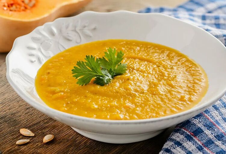 Pumpkin Pore Soup is a healthy and easy first for gout. 