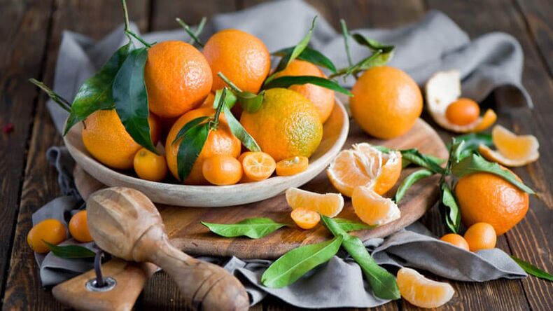With diabetes, do not eat tangerines. 