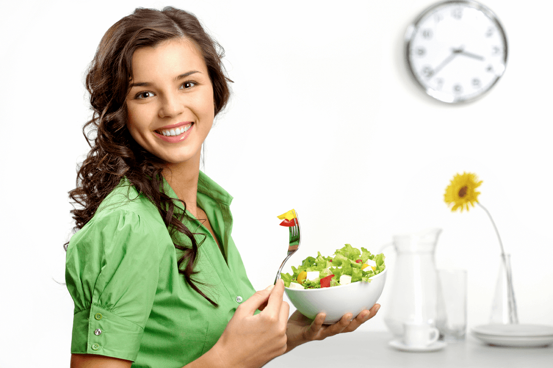 eat vegetable salad according to blood type diet